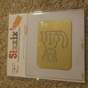 Sizzix Simple Impressions Embossing Folder Cat